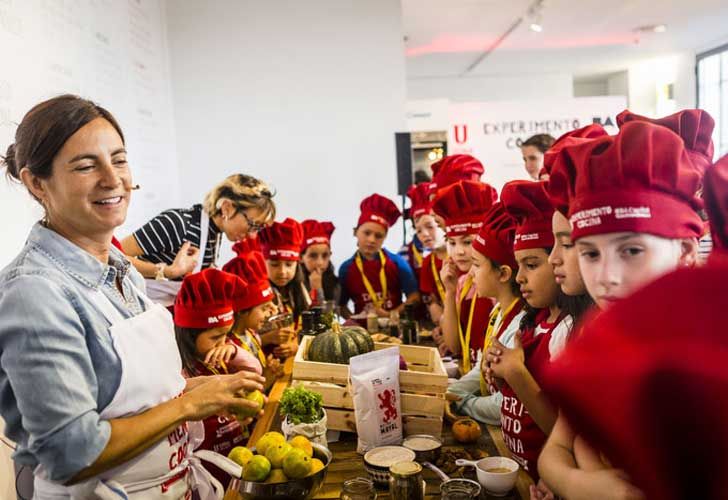 Clases de cocina en la Usina del Arte.