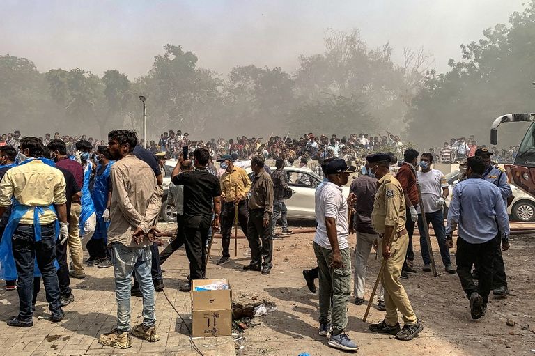 Accidente de avión en India
