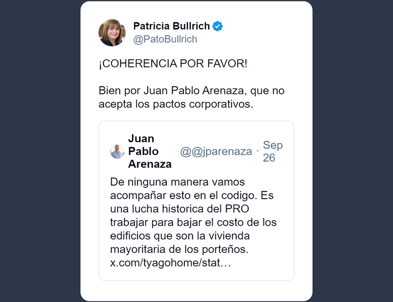 Grieta PRO: Mauricio y Bullrich se pelearon en redes por el Código Urbano de Jorge Macri