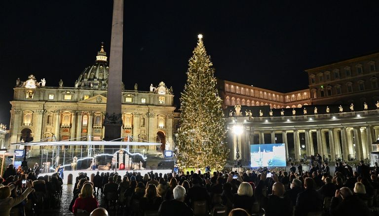 Pesebre en el Vaticano.