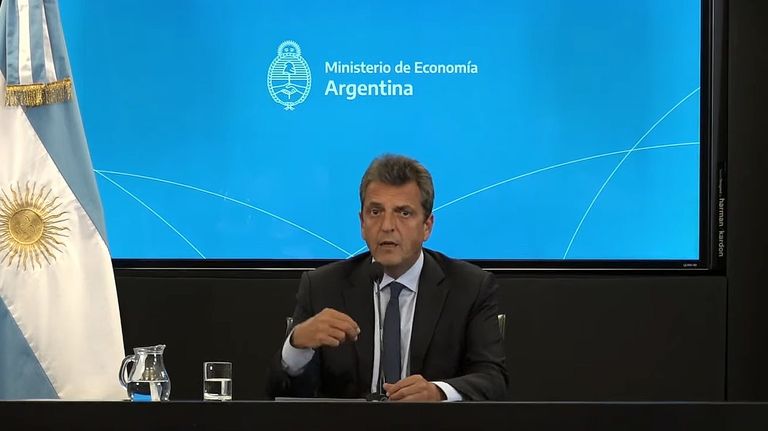 Sergio Massa, en conferencia de prensa