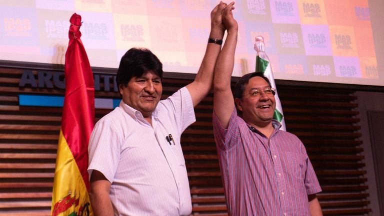 evo morales luis arce