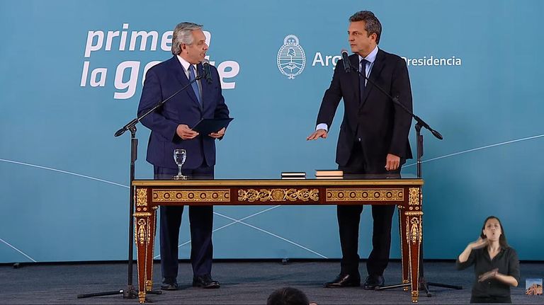 Sergio Massa asume como ministro de Economía 20220803