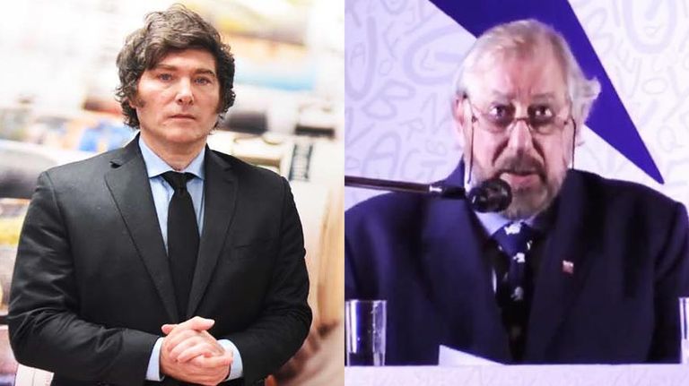 Javier Milei y Alejandro Vaccaro