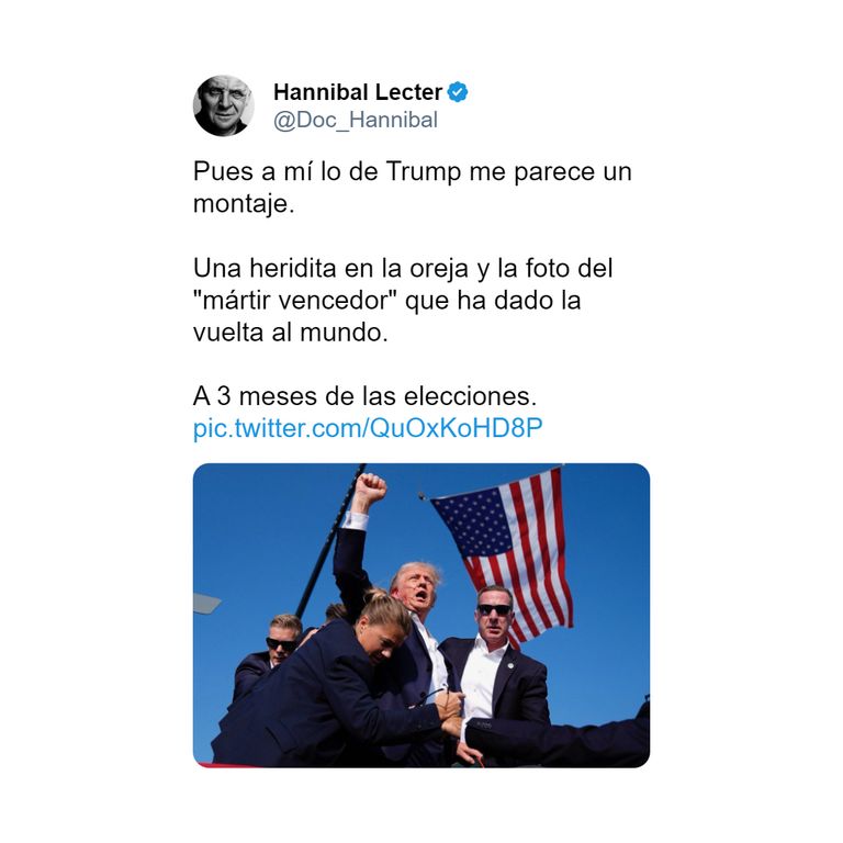 Algunos mensajes en X consideraban