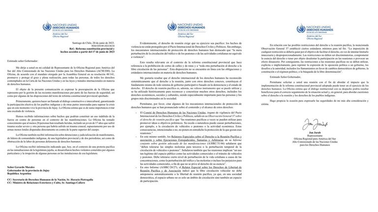 Mensaje de Cristina Ferández