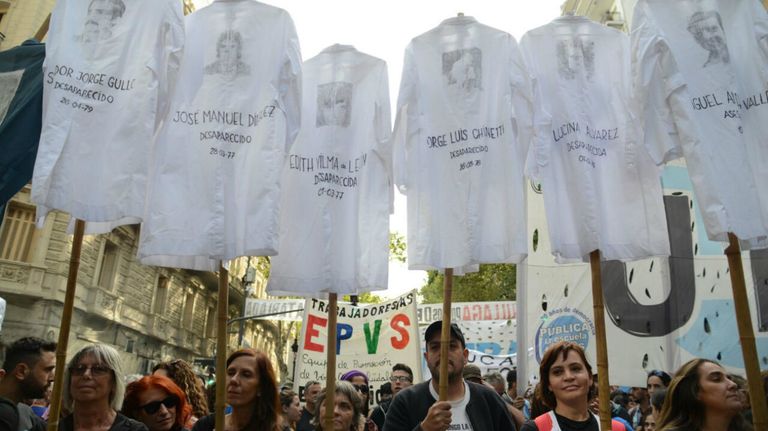 Movilización por el 24 de marzo en Plaza de Mayo