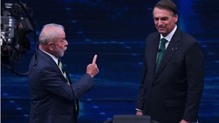 Lula Bolsonaro debate balotaje Brasil g_20221017