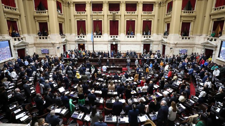 Sesión en la Cámara de diputados