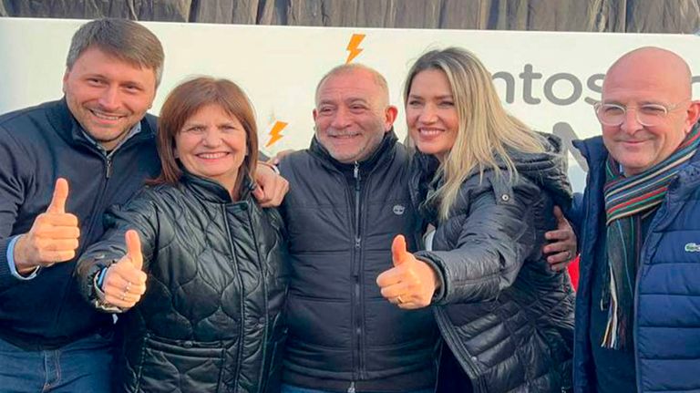 Patricia Bullrich, junto a Carolina Losada y Luis Juez 20230612