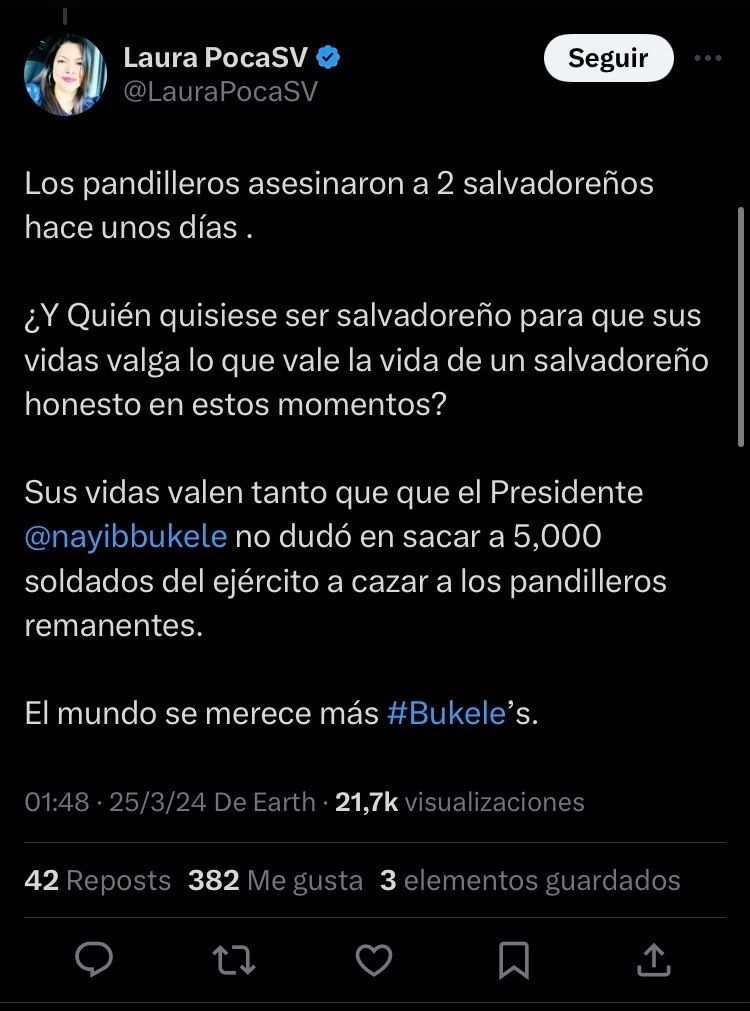 Bukele y la lucha contra las maras