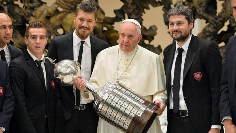 El Papa y la Libertadores