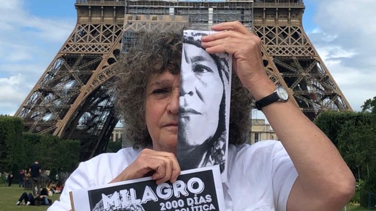París Protesta Milagro Sala