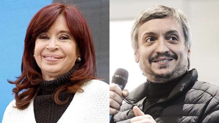 Cristina y Máximo Kirchner 20210920