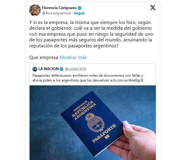 CARIGNANO TWEET