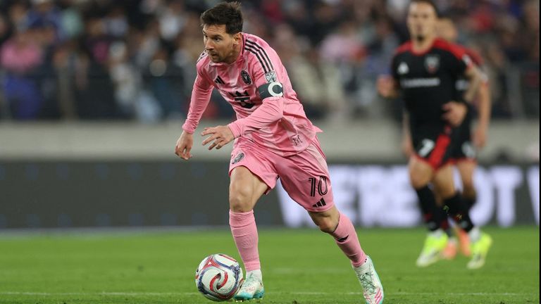 Leo Messi, brillando en Inter Miami.