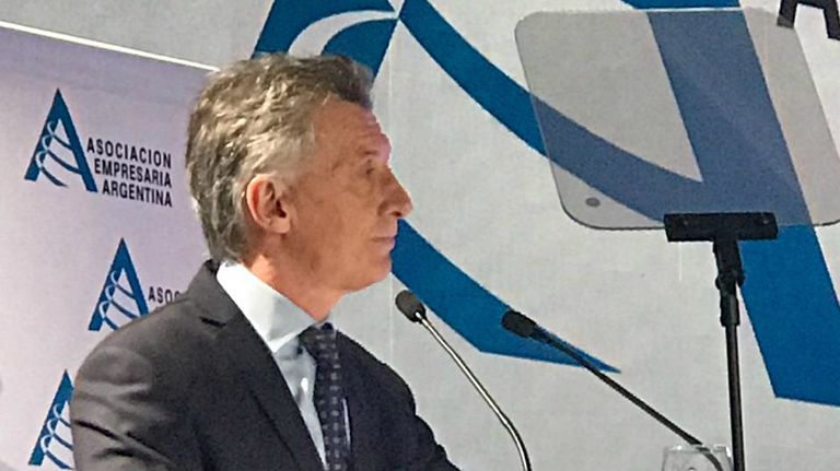 Macri, en la Asociación Empresariaq Argentina.