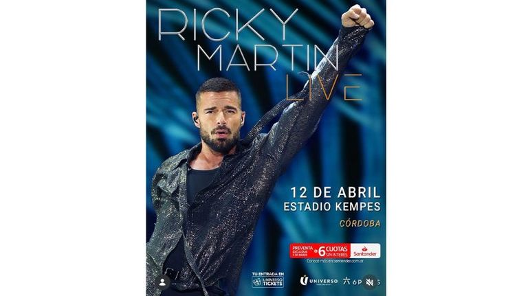 Ricky Martin en Córdoba