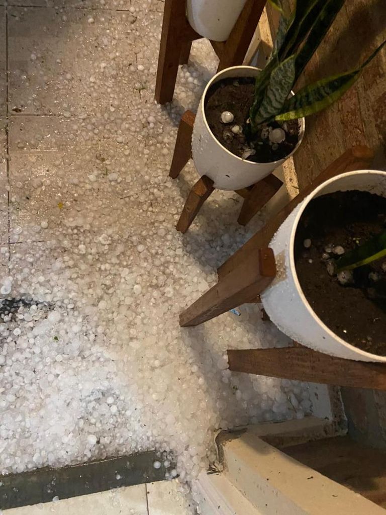 Granizo en Alta Gracia