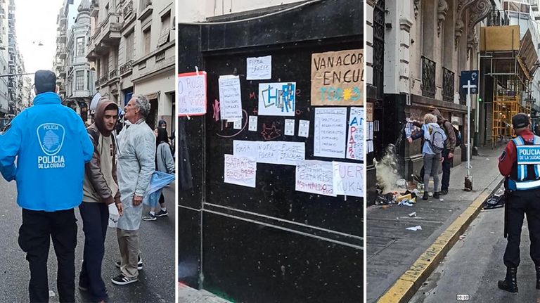 protesta frente al Instituto Patria 20220804