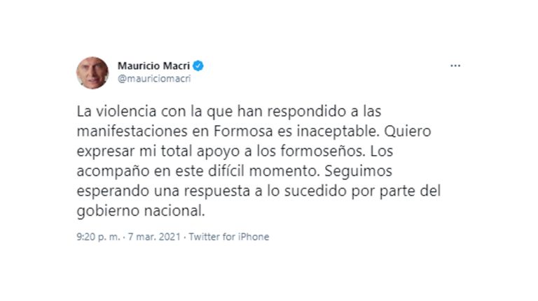 Mauricio Macri Formosa