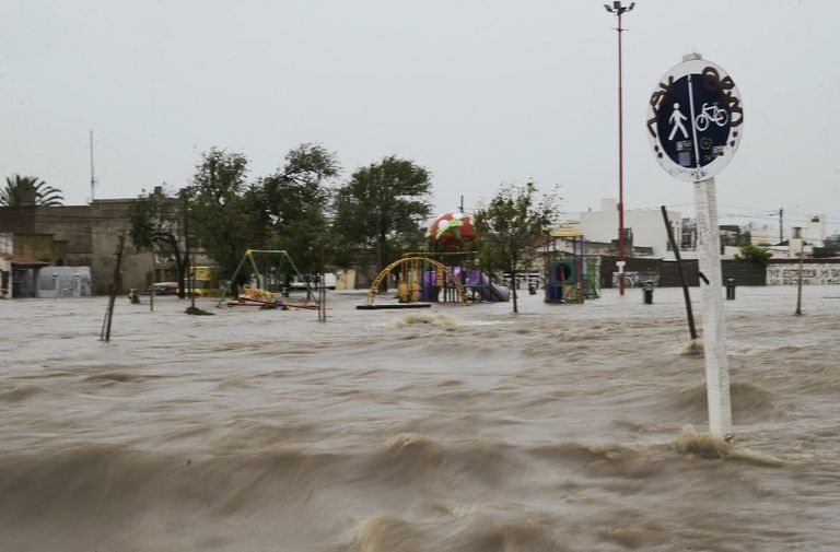 Inundaciones en Bahía Blanca