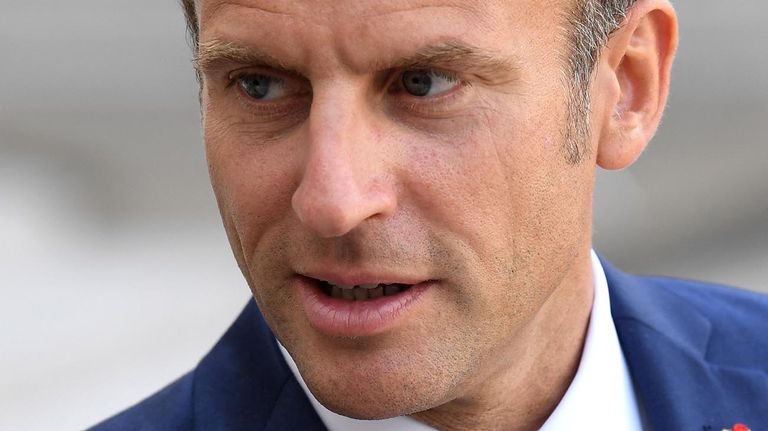 Macron y su esposa 20210902