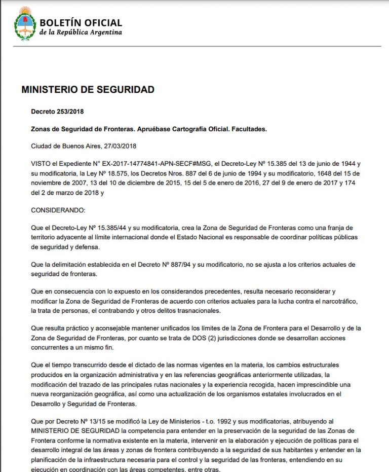 Boletín oficial