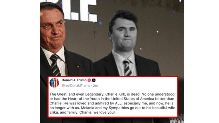 Bolsonaro y Charlie Kirk 12092025