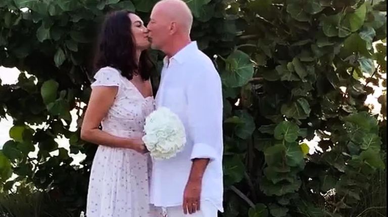 Bruce Willis y esposa