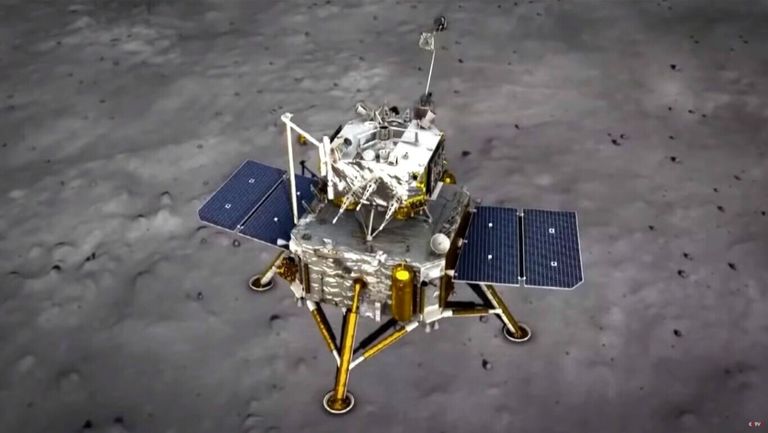 China logra extraer muestras de la Luna, pero sacrifica parte de su nave Chang'e 5