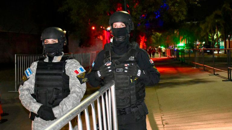 Operativo policial Antinarcótico