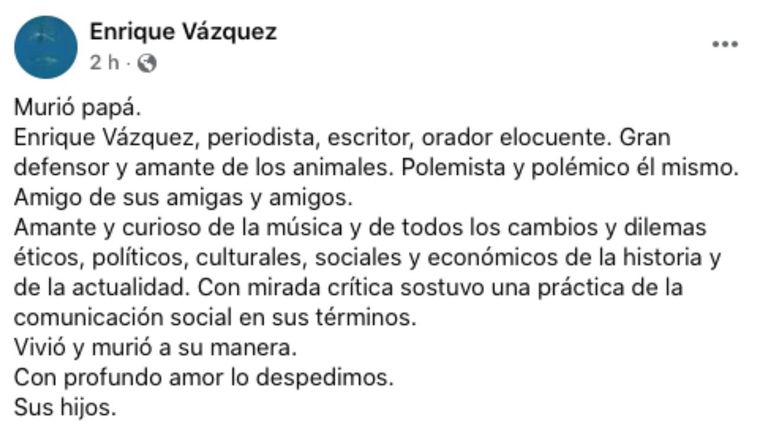 Enrique Vázquez.
