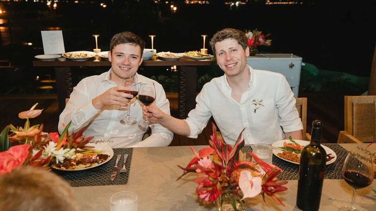Sam Altman, CEO de OpenAI, contrajo matrimonio con Oliver Mulherin 20240111