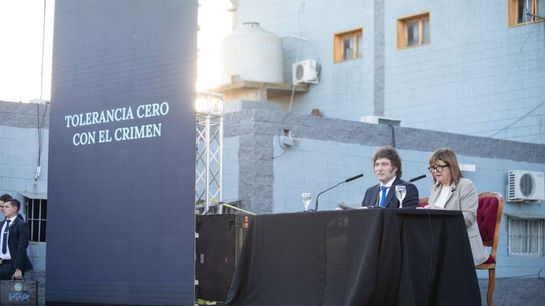 Javier Milei presentó el nuevo Código Penal