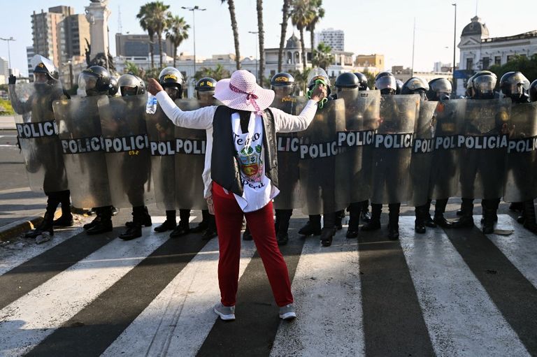 Protestas en Perú