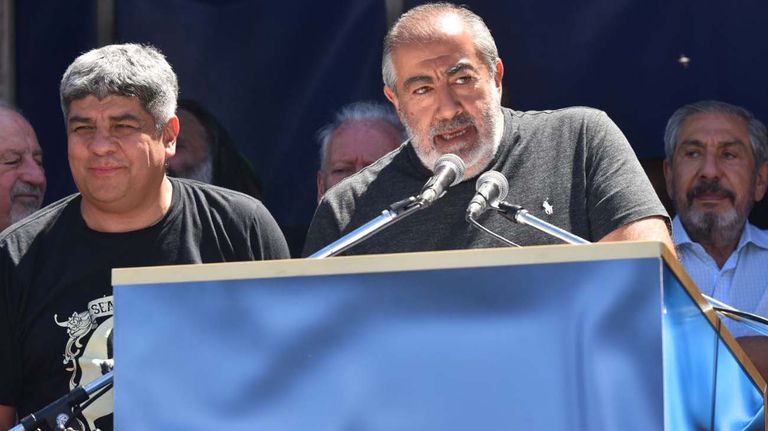 Paro de la CGT palco