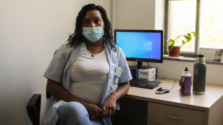 Lorena Sanchez, integrante del Cupo Trans en el Hospital Laura Bonaparte. 