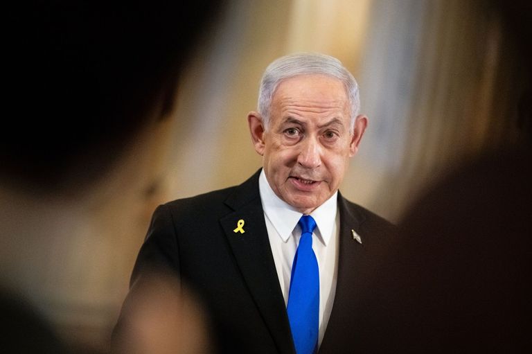 Benjamin Netanyahu in Washington in July.
