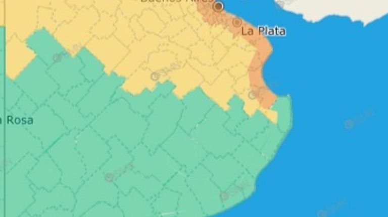 Alerta naranja por tormentas