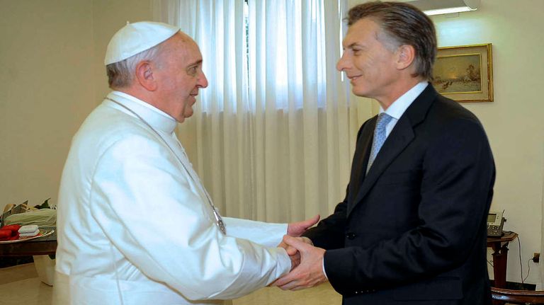 El Papa Francisco recibió hoy en el Vaticano a Mauricio Macri 20230711