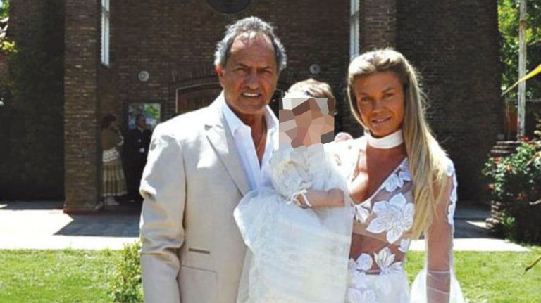Daniel Scioli y Gisela Berger
