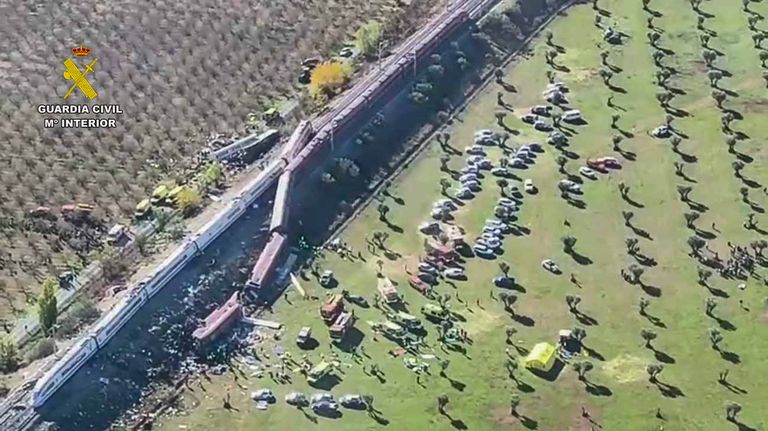 Choque ferroviario en Toledo