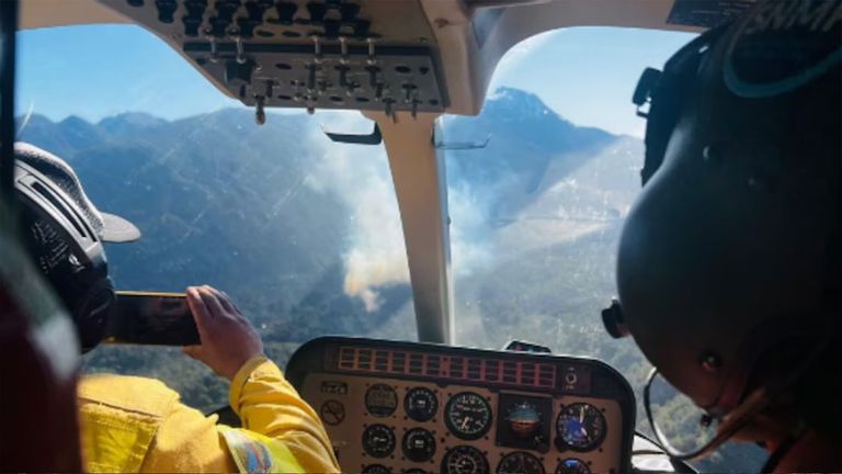 Alerta por incendios en el Parque Nacional Nahuel Huapi