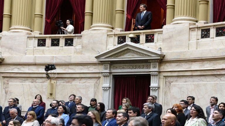 20231102 Sergio Massa y Javier Milei presentes en la proclama de las fórmulas para el balotaje