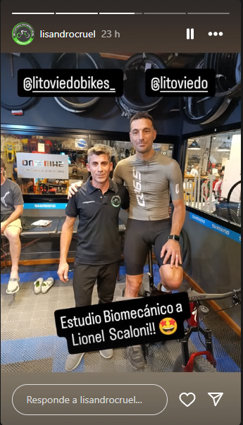 Scaloni y Lisandro Cruel