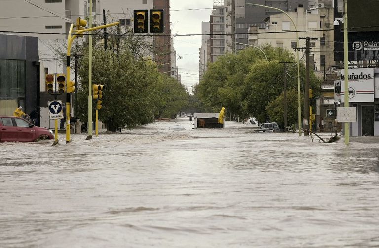 Inundaciones en Bahía Blanca