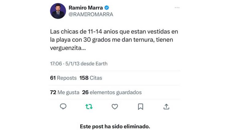 Ramiro Marra tweet 20230927
