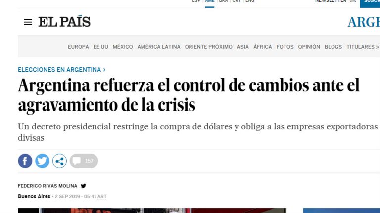 Repercusiones internacionales