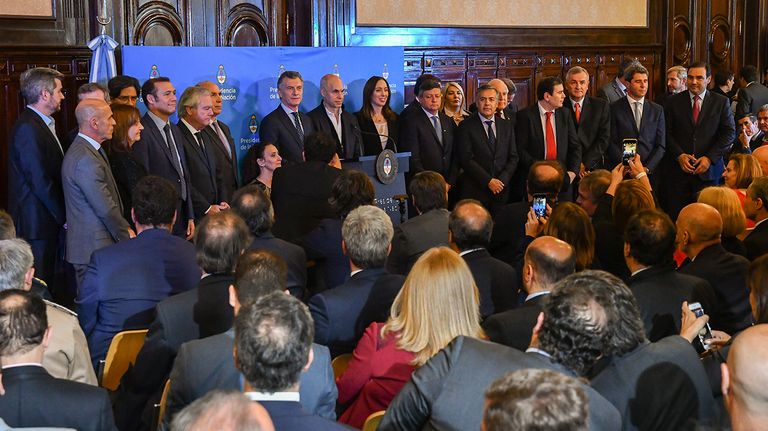 Macri inauguró una jornada